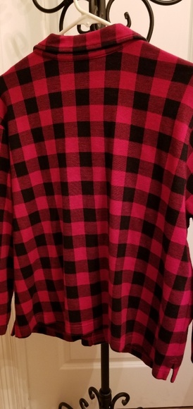 Red&black buffalo check, light jacket,blazer,shirt - Picture 4 of 6